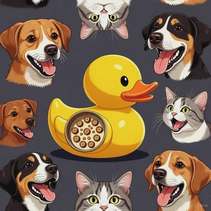 Quack Treats Premium Puzzle Interactive Feeder: Spark Joy in Every Mealtime